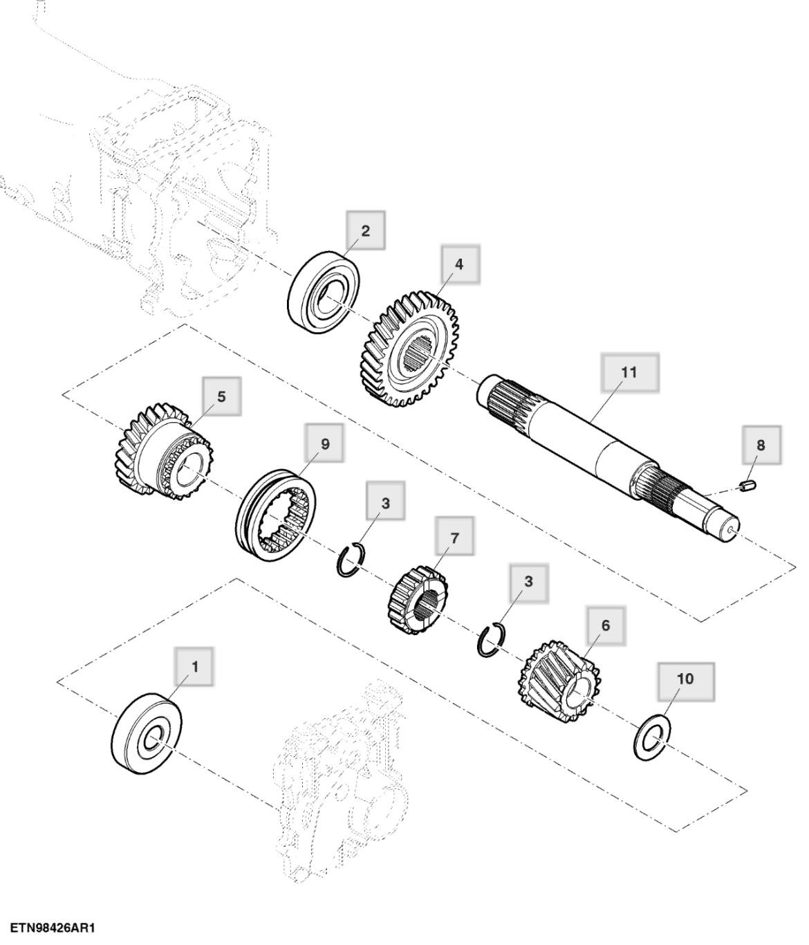 Trục đối 2100 RPM